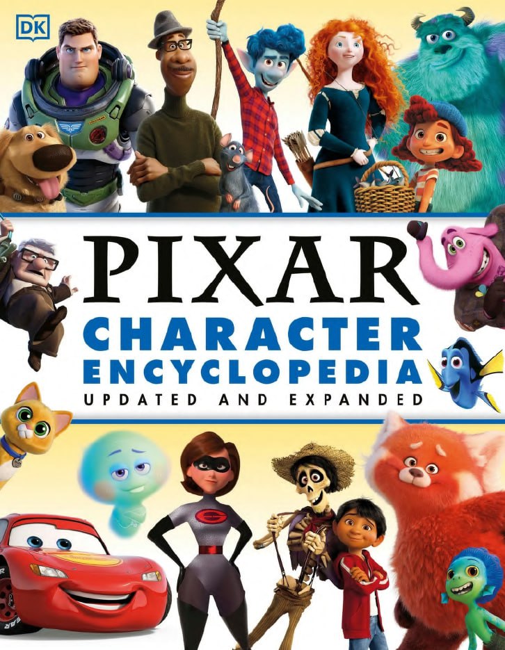 Portada ampliada de PIXAR CHARACTER ENCYCLOPEDIA UPDATED AND EXPANDED
