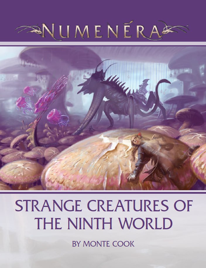 Portada ampliada de STRANGE CREATURES OF THE NINTH WORLD