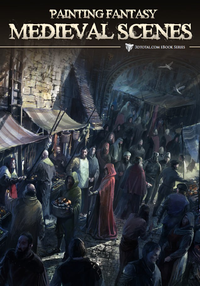 Portada ampliada de PAINTING FANTASY MEDIEVAL SCENES