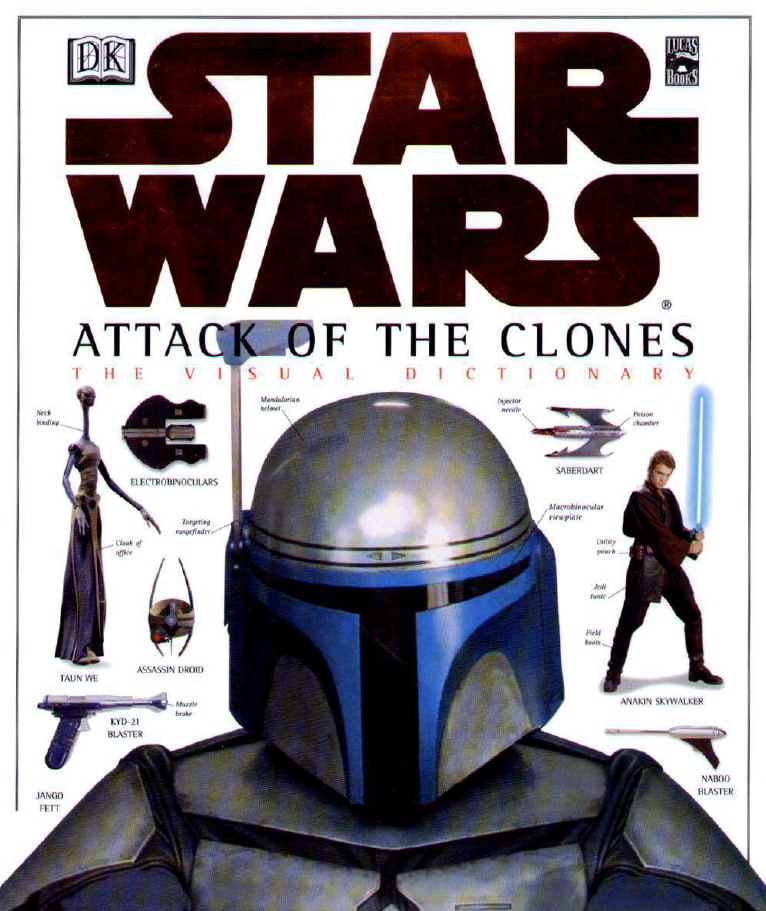 Portada ampliada de STAR WARS ATTACK OF THE CLONES THE VISUAL DICTIONARY