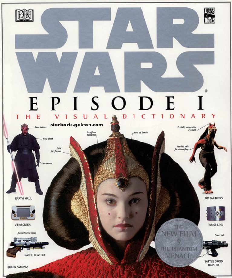 Portada ampliada de STAR WARS EPISODE I THE VISUAL DICTIONARY