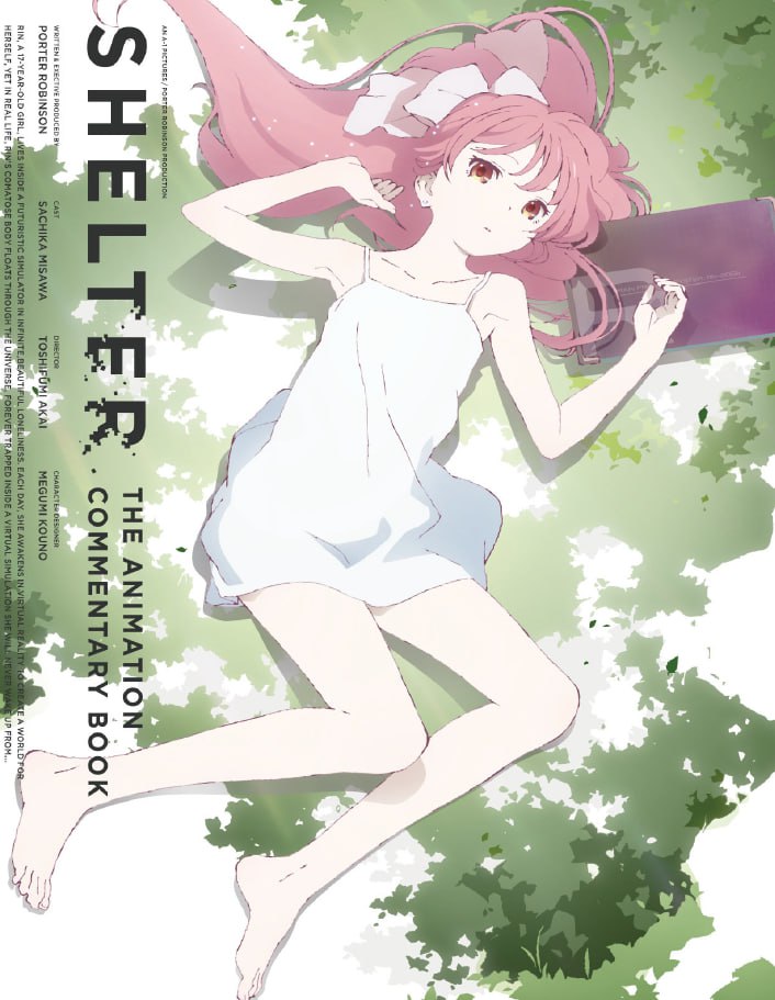 Portada ampliada de SHELTER THE ANIMATION COMMENTARY BOOK