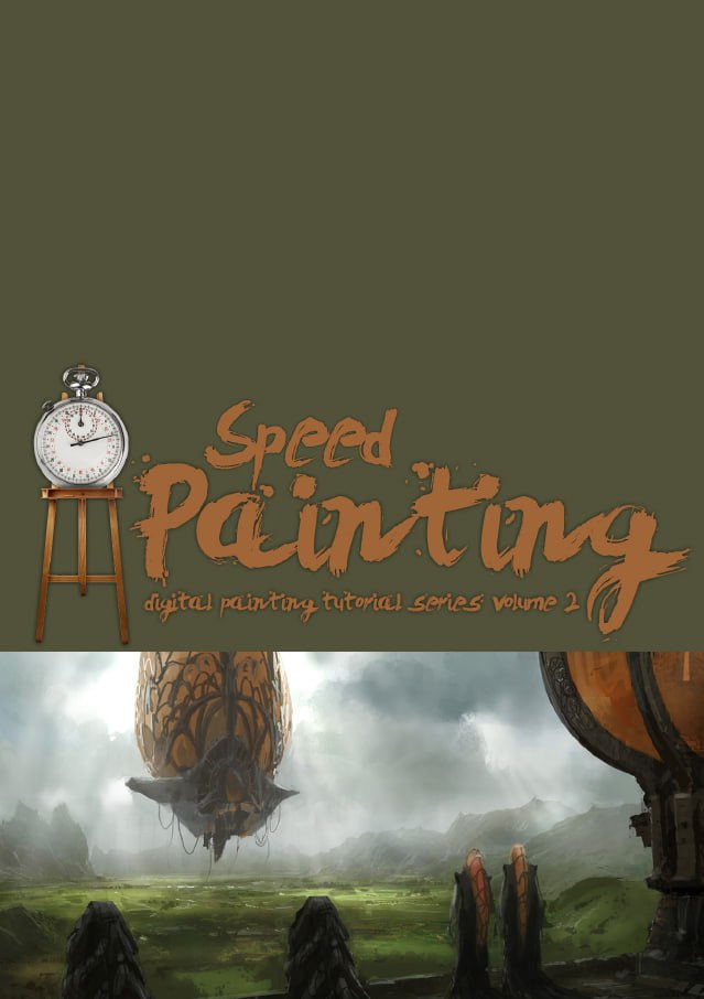 Portada ampliada de Speed Painting digital painting tutorial series volume 2
