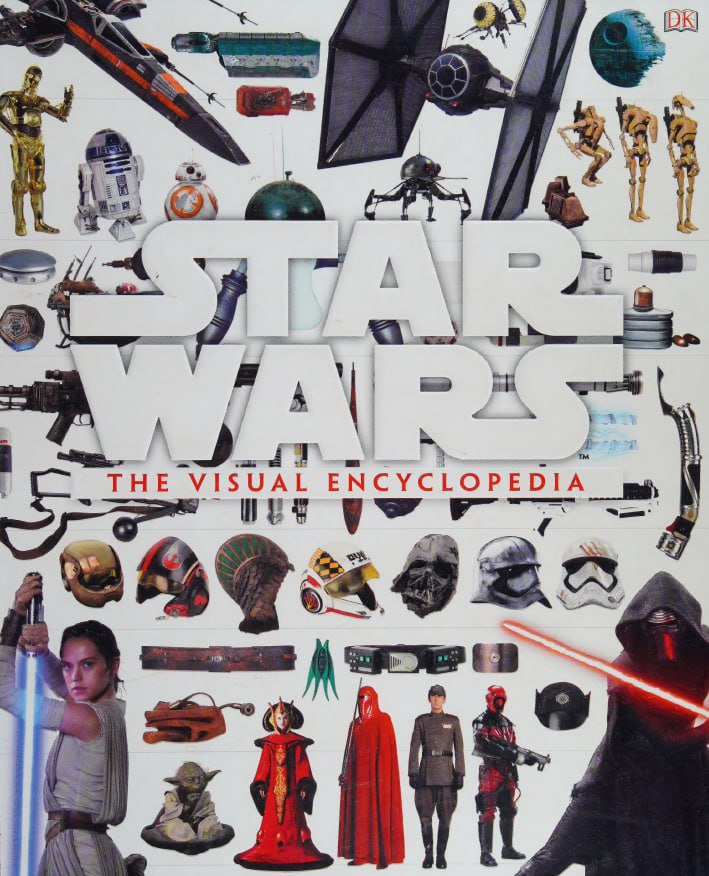 Portada ampliada de STAR WARS THE VISUAL ENCYCLOPEDIA