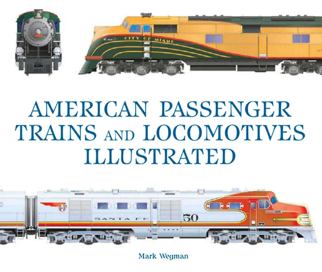 Portada ampliada de AMERICAN PASSENGER TRAINS AND LOCOMOTIVES ILLUSTRATED