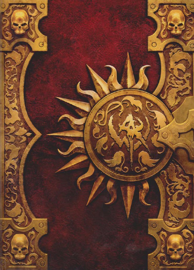 Portada ampliada de Warhammer Online Age of Reckoning Artbook