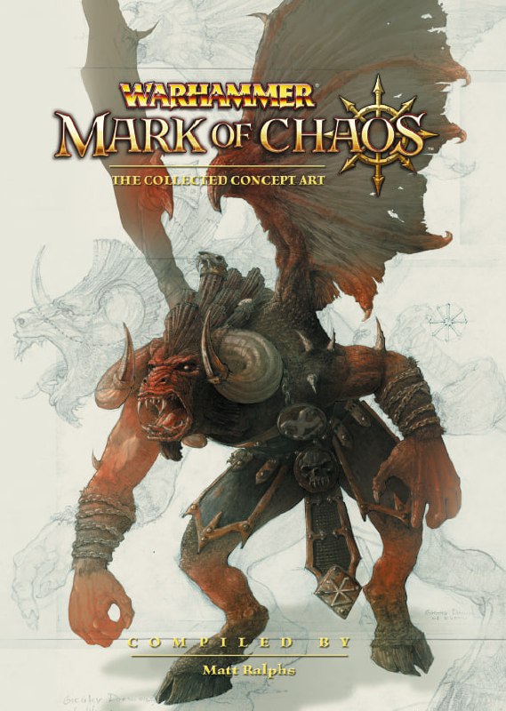 Portada ampliada de Warhammer Mark of Chaos: The Collected Concept Art