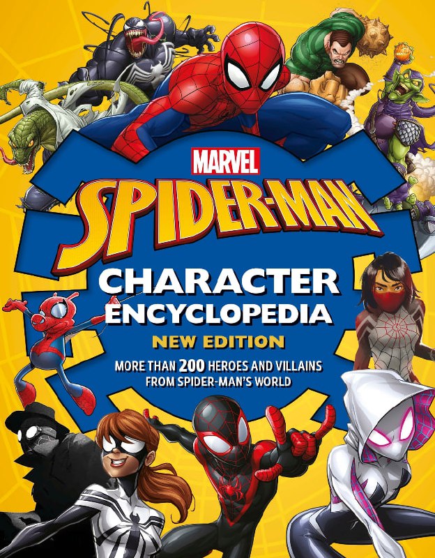 Portada ampliada de MARVEL SPIDER-MAN CHARACTER ENCYCLOPEDIA NEW EDITION