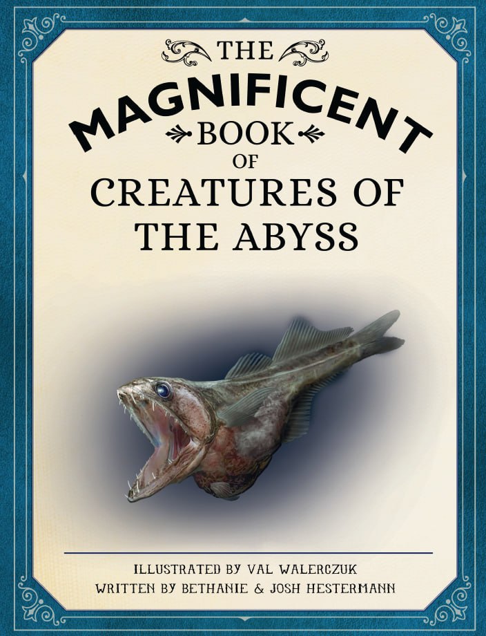 Portada ampliada de THE MAGNIFICENT BOOK OF CREATURES OF THE ABYSS
