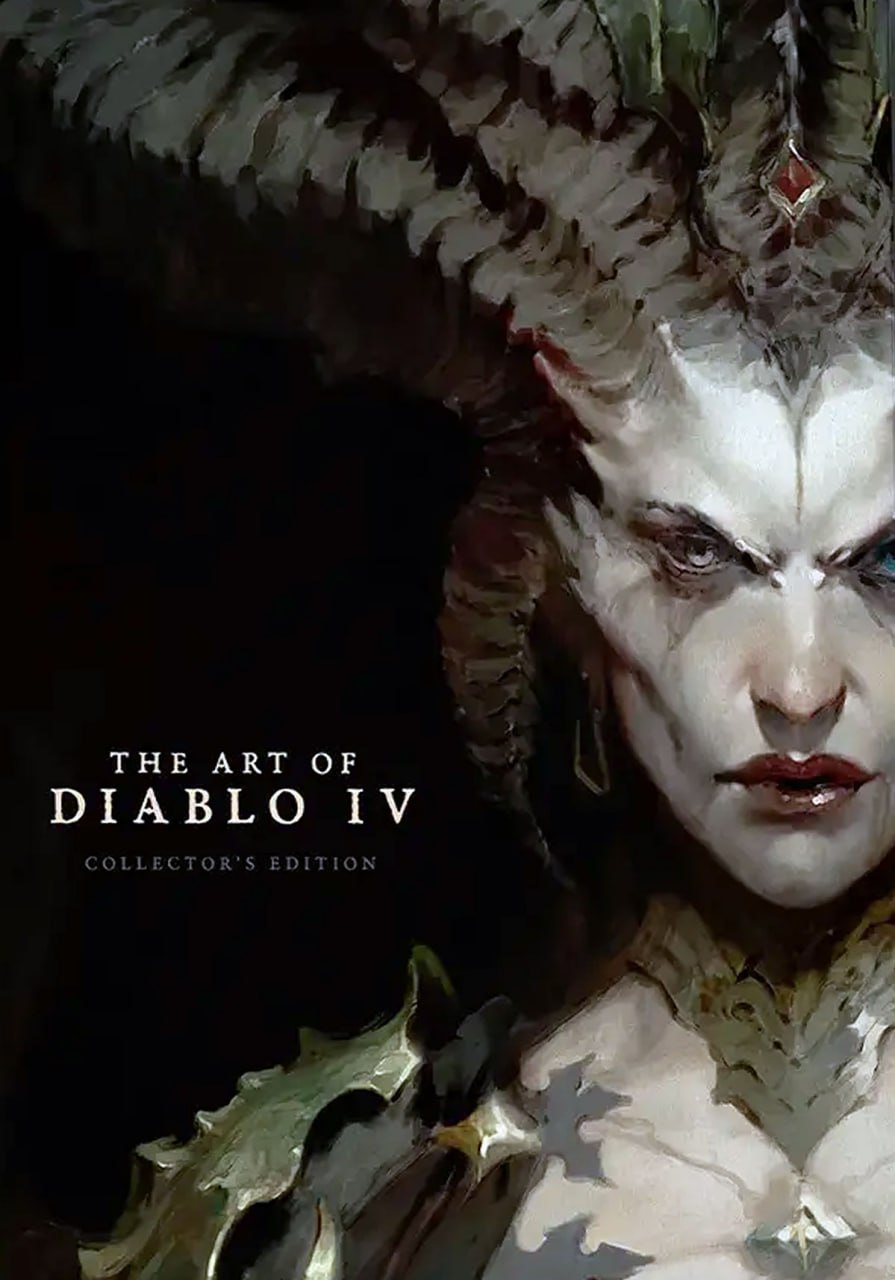 Portada ampliada de THE ART OF DIABLO IV