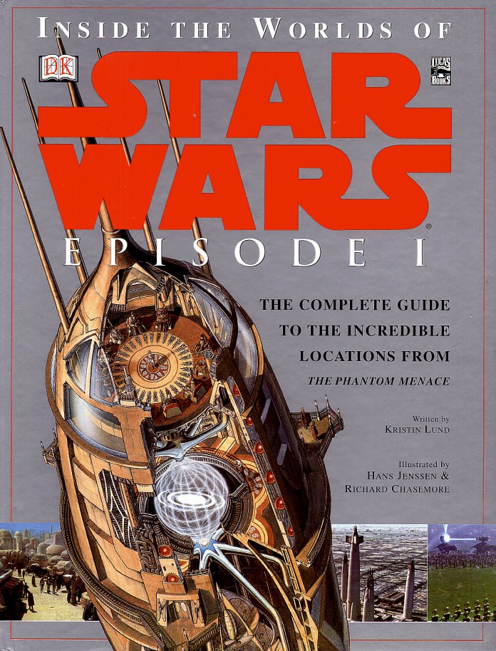 Portada ampliada de Inside the Worlds of Star Wars Episode I: The Complete Guide to the Incredible Locations from The Phantom Menace