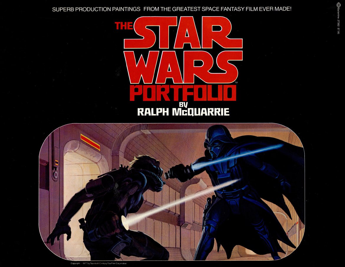 Portada ampliada de THE STAR WARS PORTFOLIO
