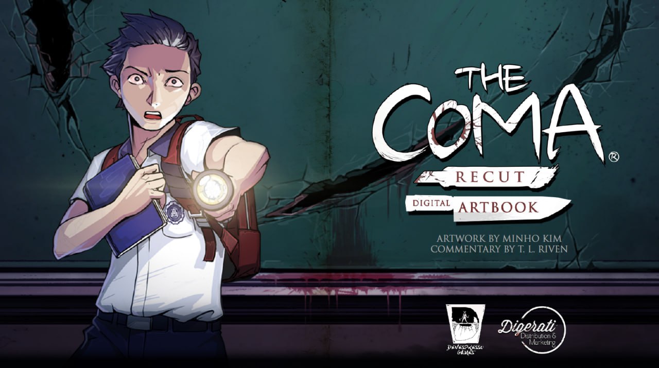 Portada ampliada de THE COMA: RECUT DIGITAL ARTBOOK