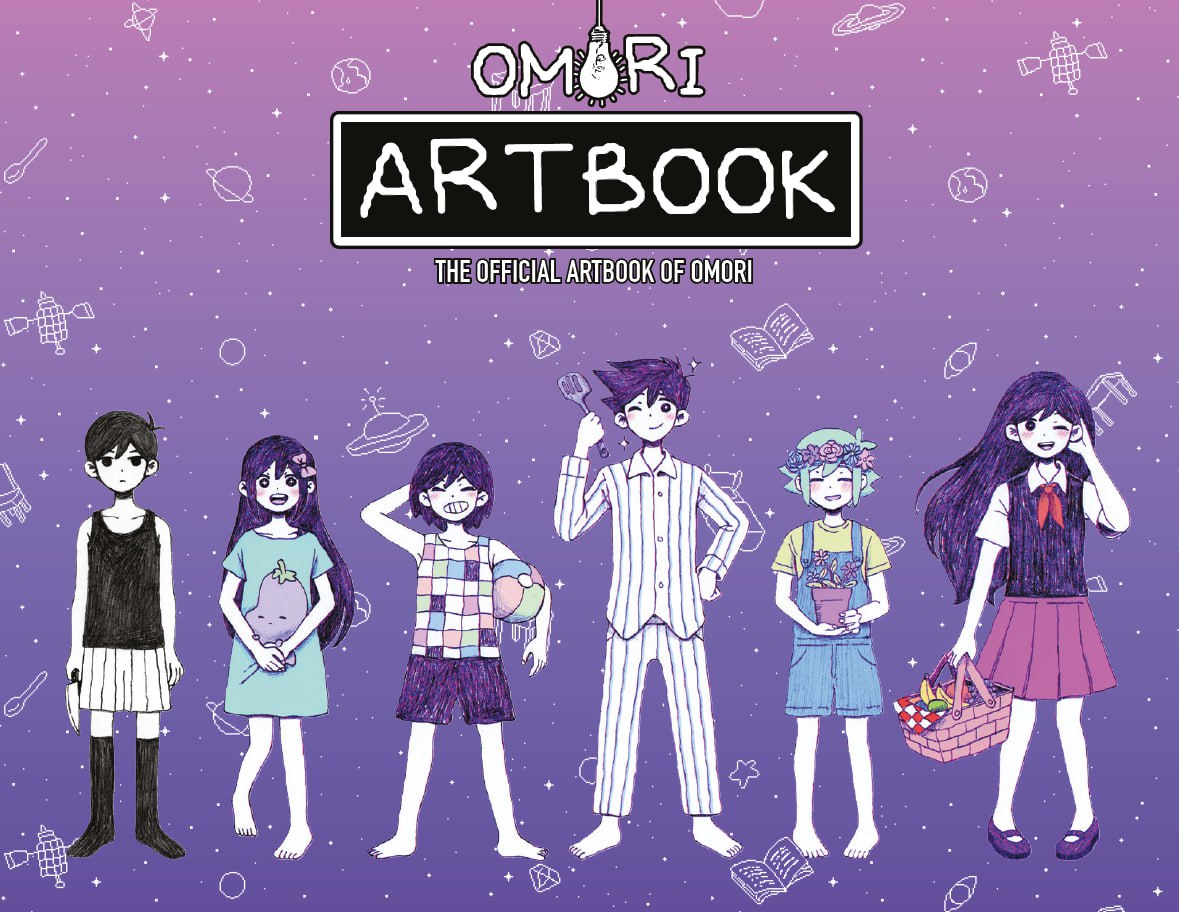 Portada ampliada de Omori Artbook