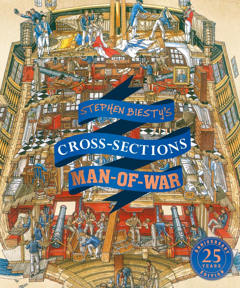Portada ampliada de CROSS-SECTIONS MAN-OF-WAR