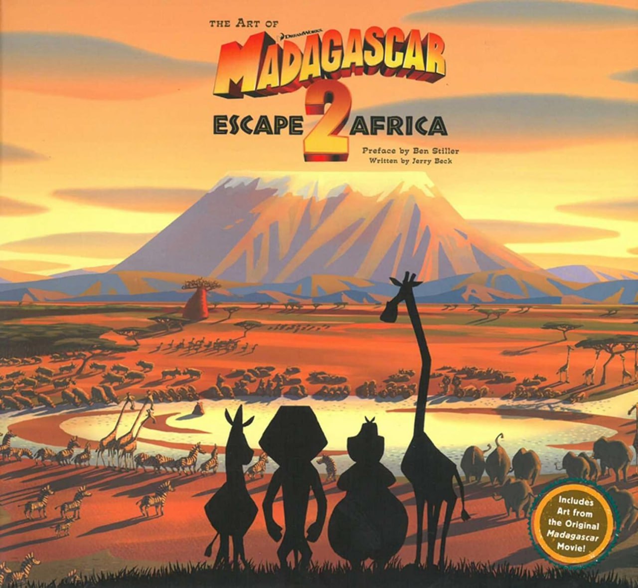 Portada ampliada de THE ART OF MADAGASCAR ESCAPE 2 AFRICA