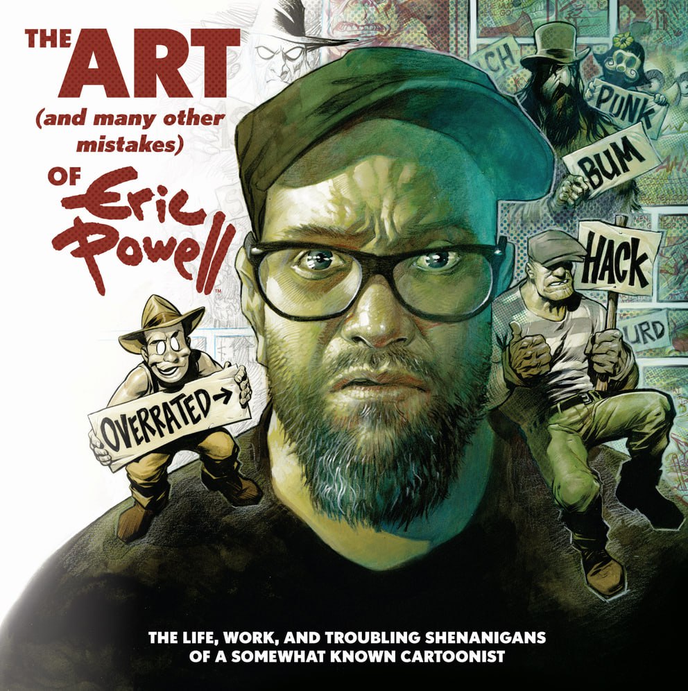 Portada ampliada de THE ART (and many other mistakes) OF Eric Powell