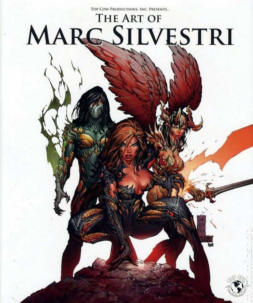 Portada ampliada de THE ART OF MARC SILVESTRI