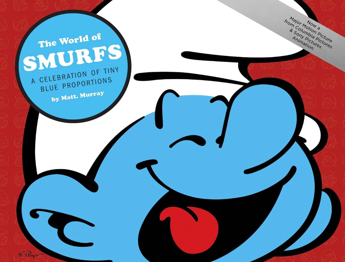 Portada ampliada de The World of SMURFS A CELEBRATION OF TINY BLUE PROPORTIONS