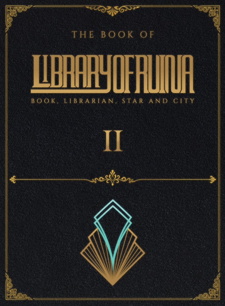 Portada ampliada de The Book of Library of Ruina