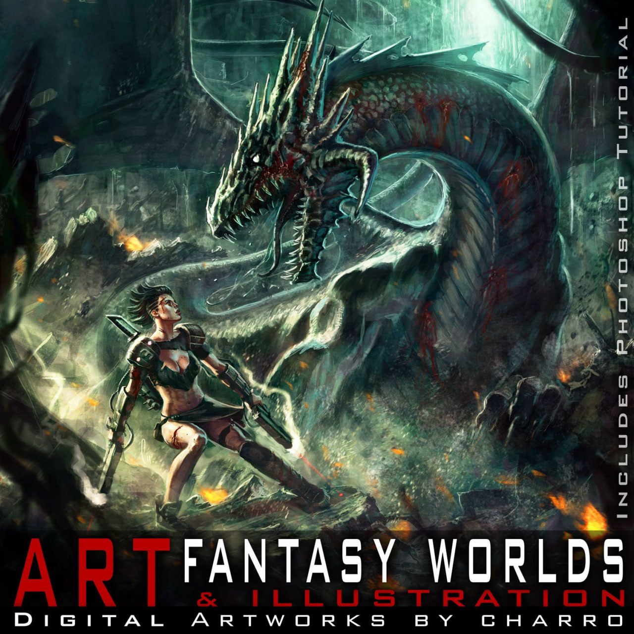 Portada ampliada de ARTFANTASY WORLDS & ILLUSTRATION