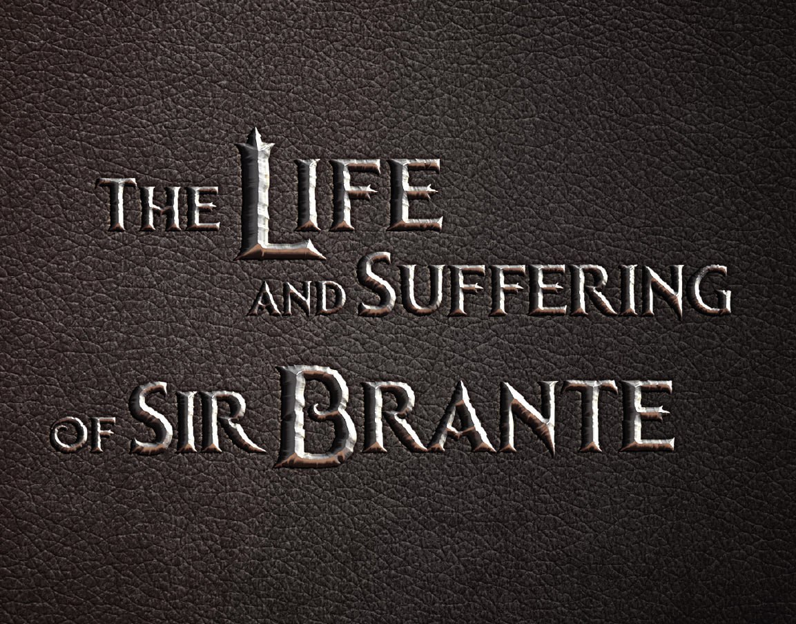 Portada ampliada de The Life and Suffering of Sir Brante