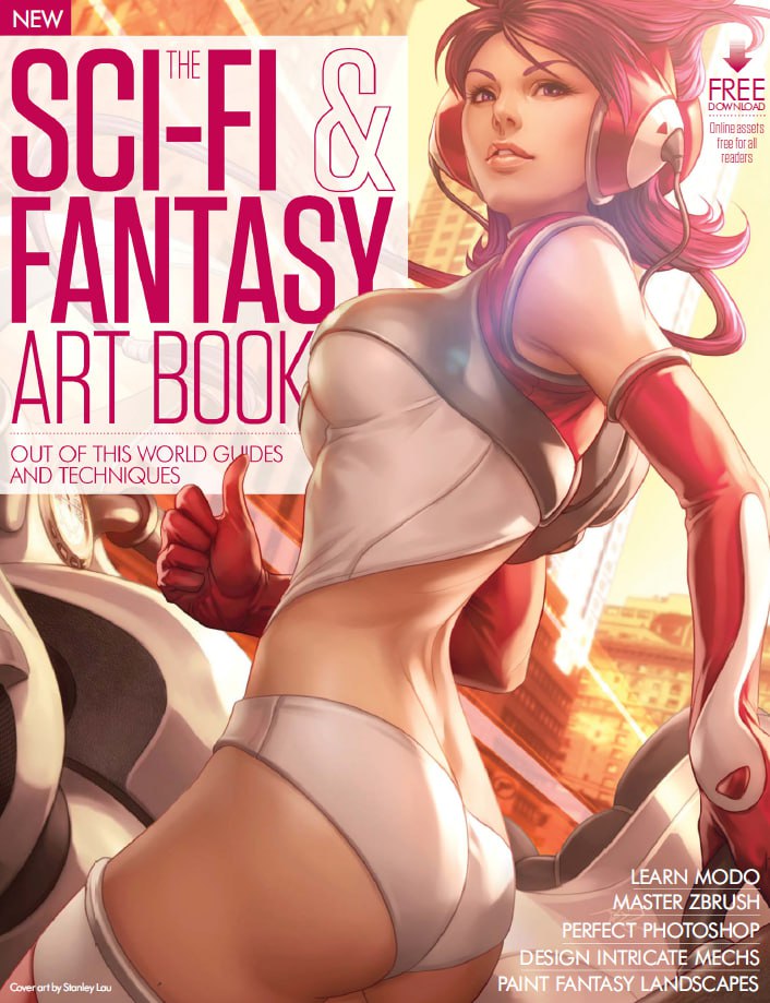 Portada ampliada de THE SCI-FI & FANTASY ART BOOK