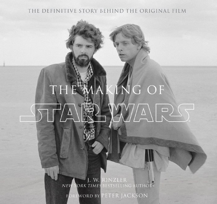 Portada ampliada de THE MAKING OF STAR WARS