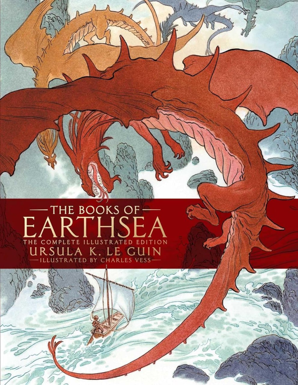 Portada ampliada de THE BOOKS OF EARTHSEA