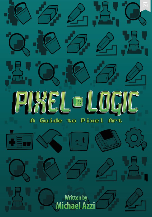 Portada ampliada de Pixel Logic: A Guide to Pixel Art