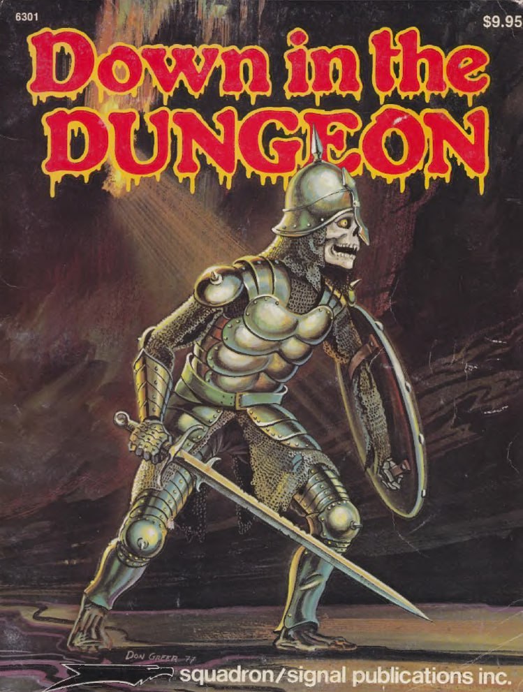Portada ampliada de Down in the DUNGEON