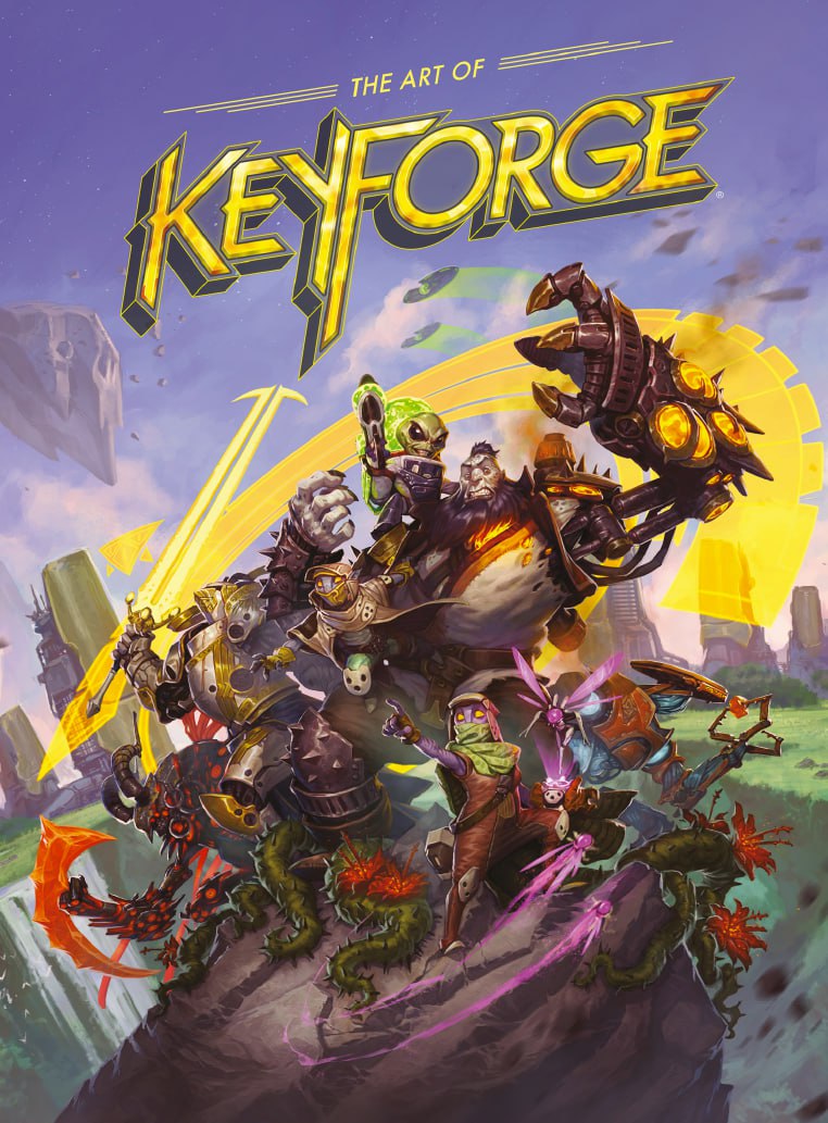 Portada ampliada de THE ART OF KEYFORGE