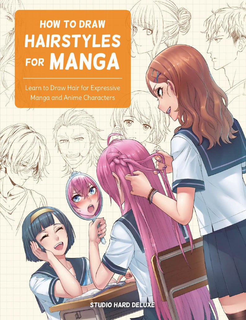 Portada ampliada de HOW TO DRAW HAIRSTYLES FOR MANGA
