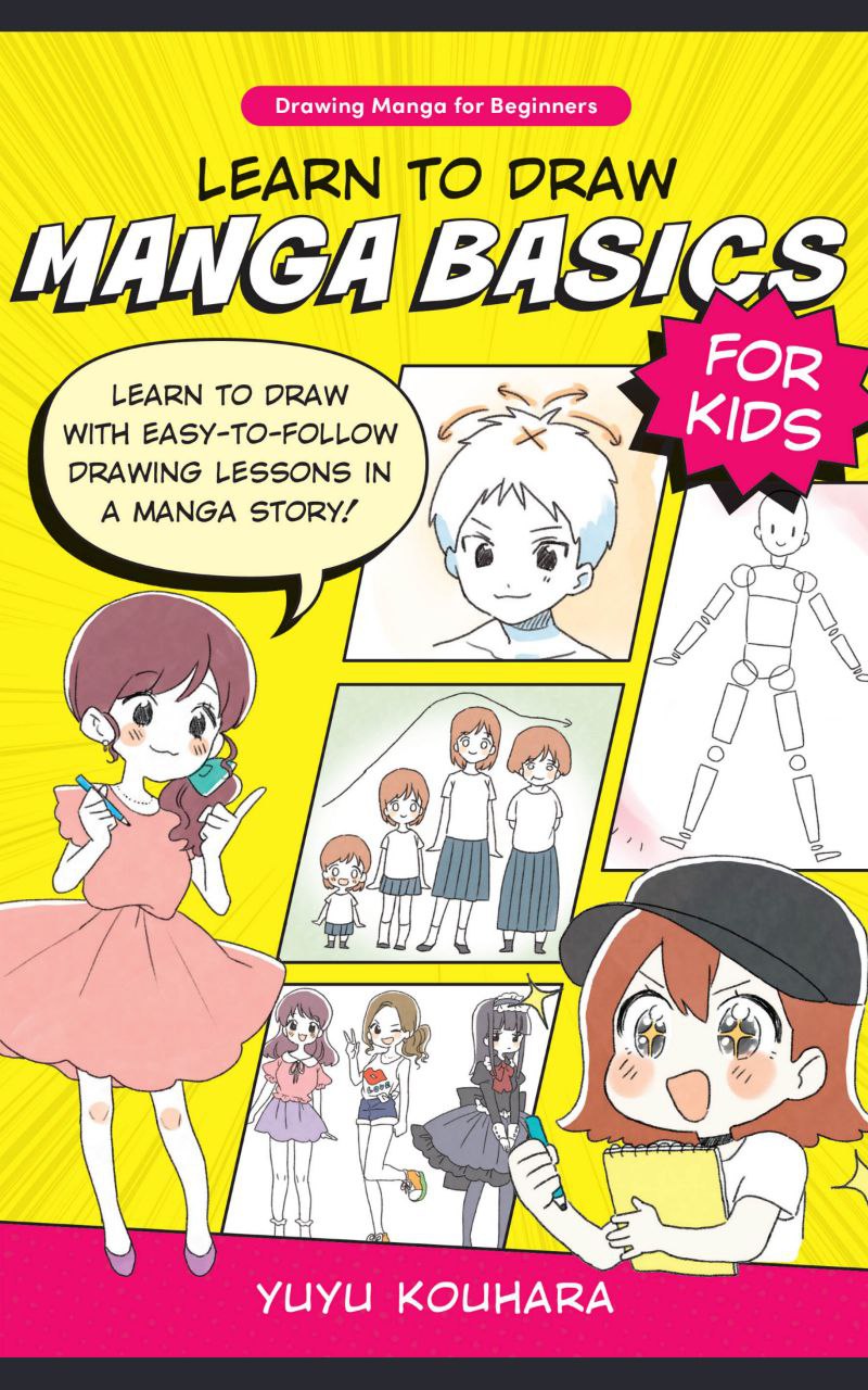 Portada ampliada de Learn to Draw Manga Basics for Kids