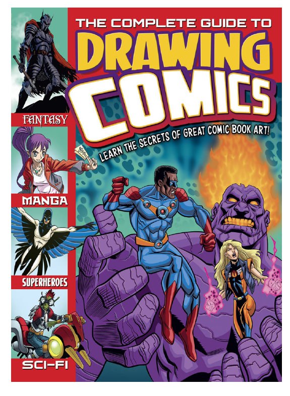 Portada ampliada de THE COMPLETE GUIDE TO DRAWING COMICS