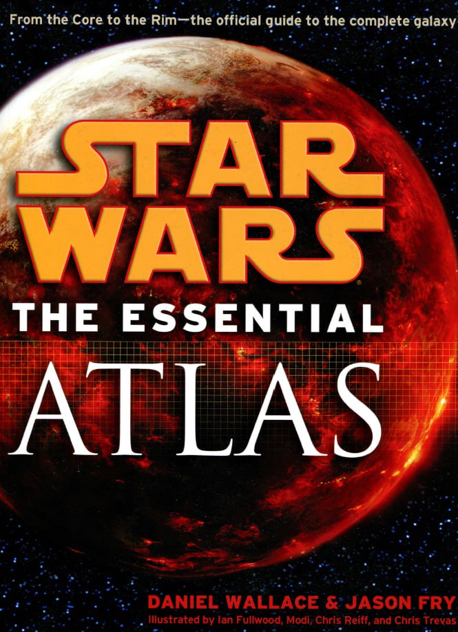 Portada ampliada de STAR WARS THE ESSENTIAL ATLAS