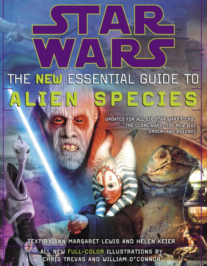 Portada ampliada de STAR WARS THE NEW ESSENTIAL GUIDE TO ALIEN SPECIES