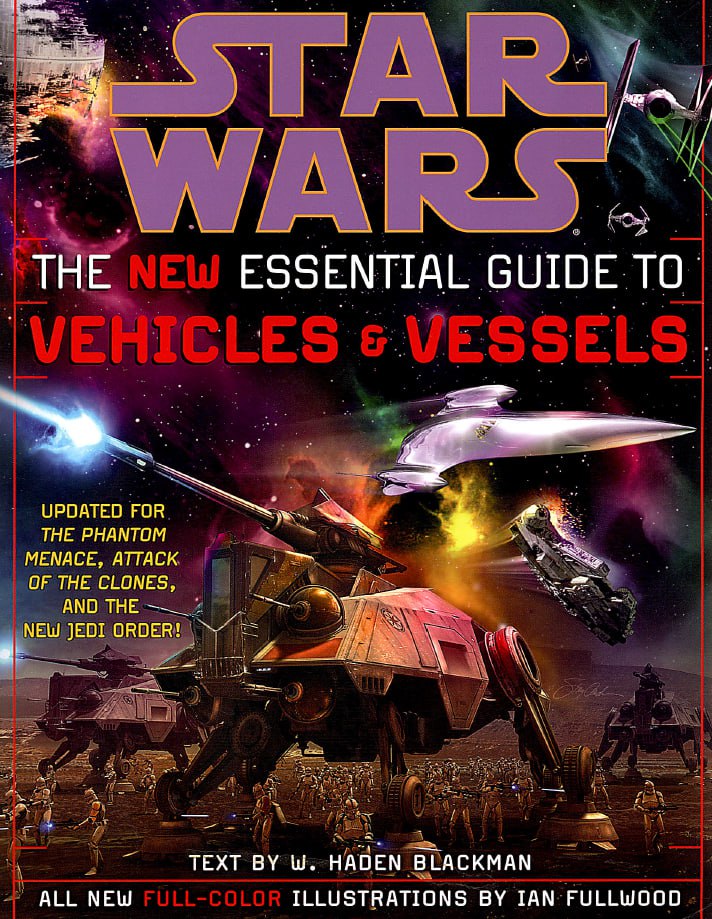 Portada ampliada de STAR WARS THE NEW ESSENTIAL GUIDE TO VEHICLES & VESSELS