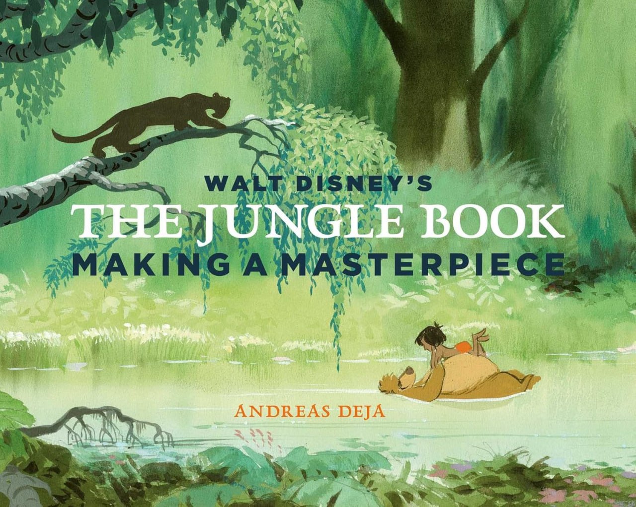 Portada ampliada de WALT DISNEY'S THE JUNGLE BOOK MAKING A MASTERPIECE