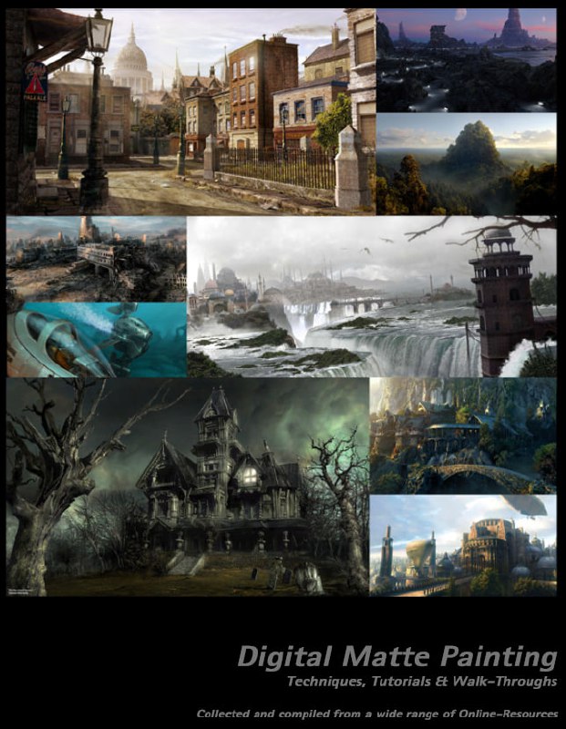 Portada ampliada de Digital Matte Painting