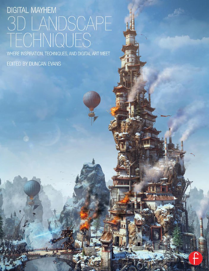 Portada ampliada de DIGITAL MAYHEM 3D LANDSCAPE TECHNIQUES