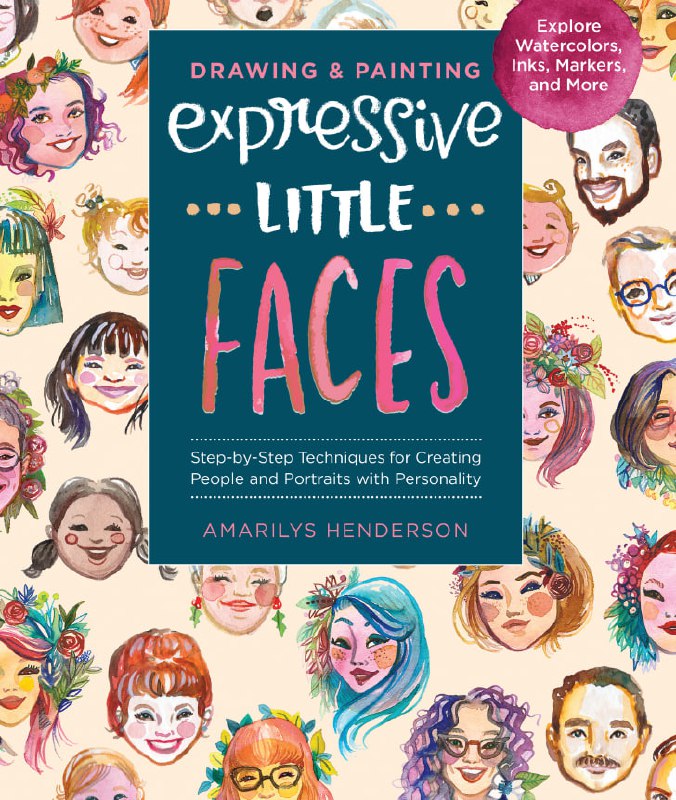 Portada ampliada de DRAWING & PAINTING expressive LITTLE FACES