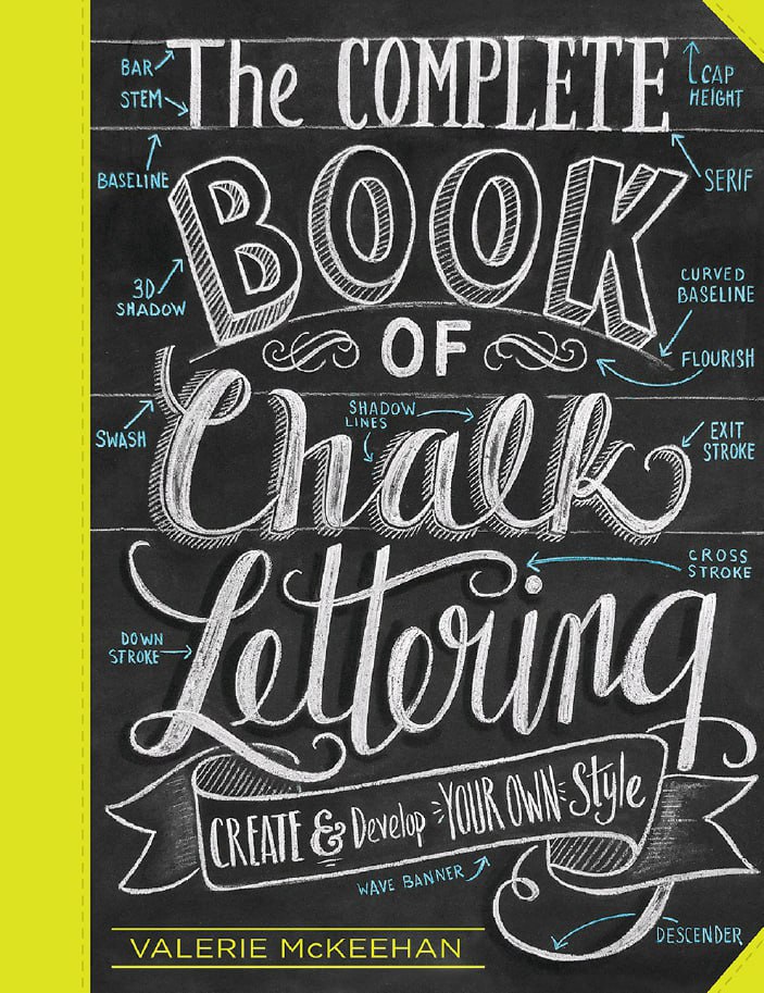 Portada ampliada de The COMPLETE BOOK OF Chalk Lettering
