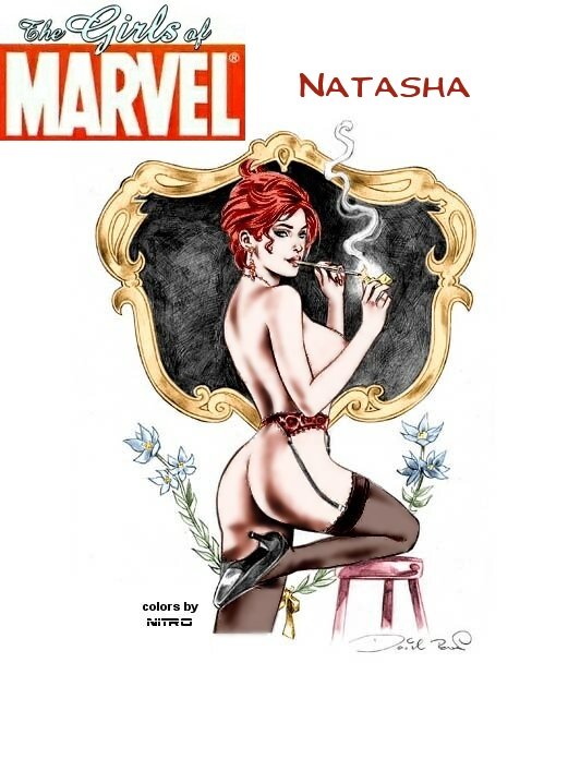 Portada ampliada de The Girls of MARVEL