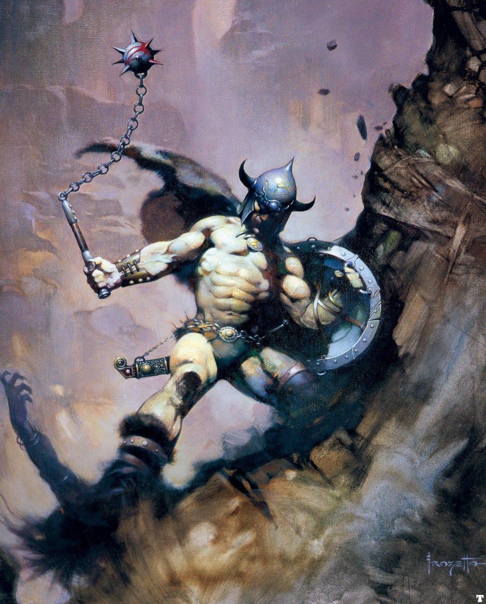 Portada ampliada de Assorted Art by Frank Frazetta
