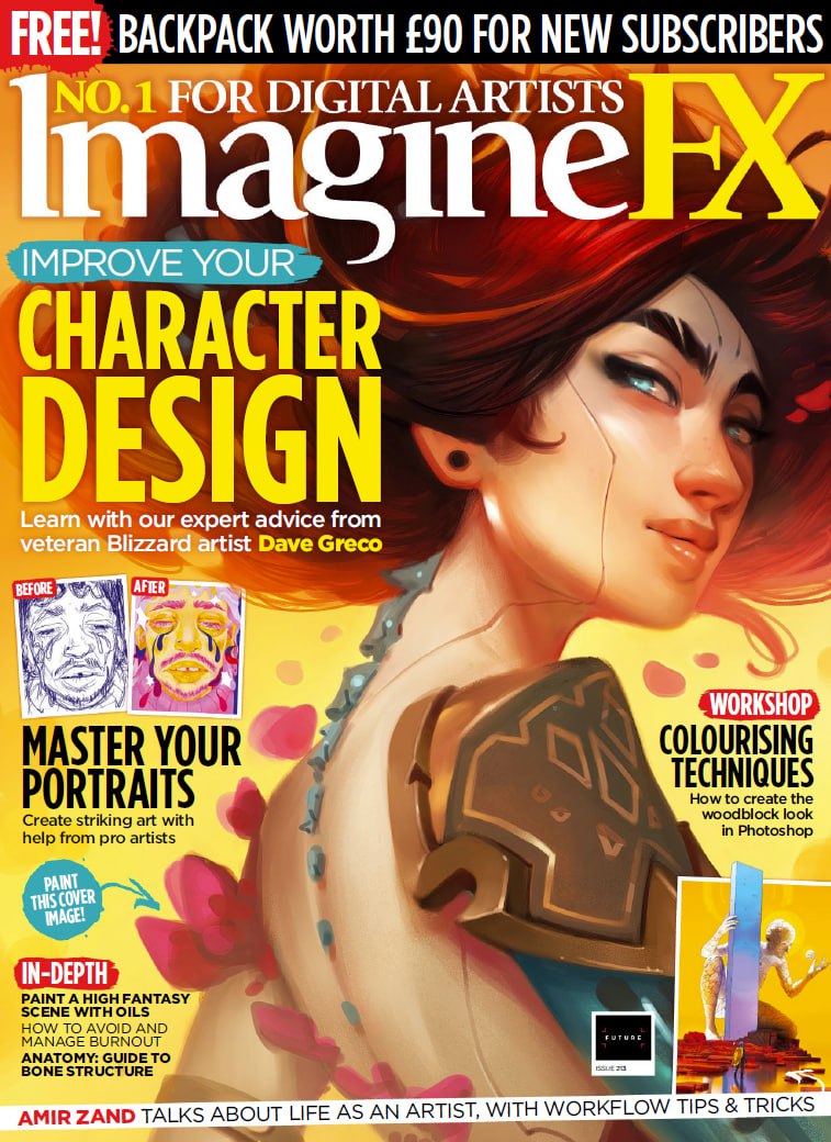 Portada ampliada de ImagineFX