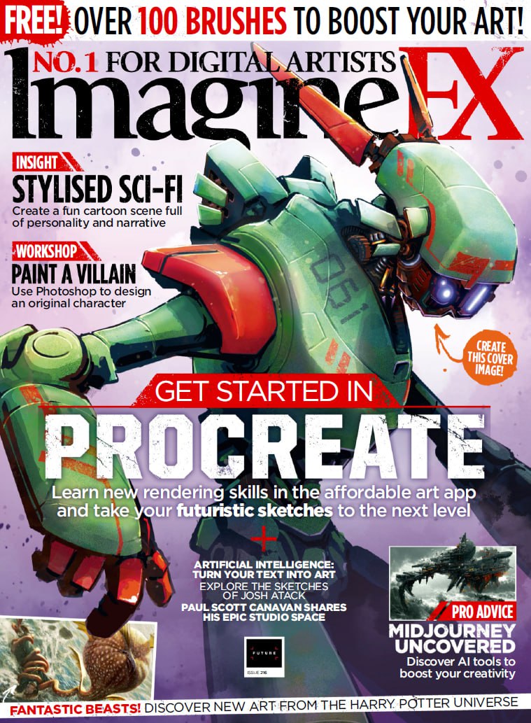 Portada ampliada de ImagineFX