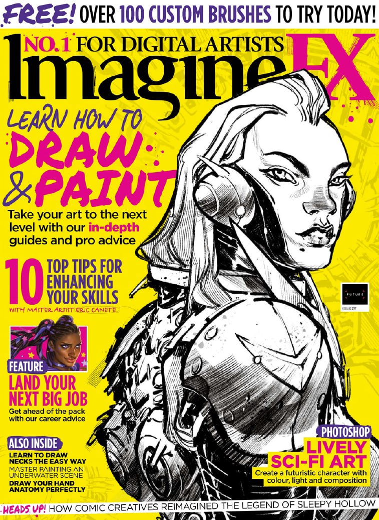 Portada ampliada de ImagineFX