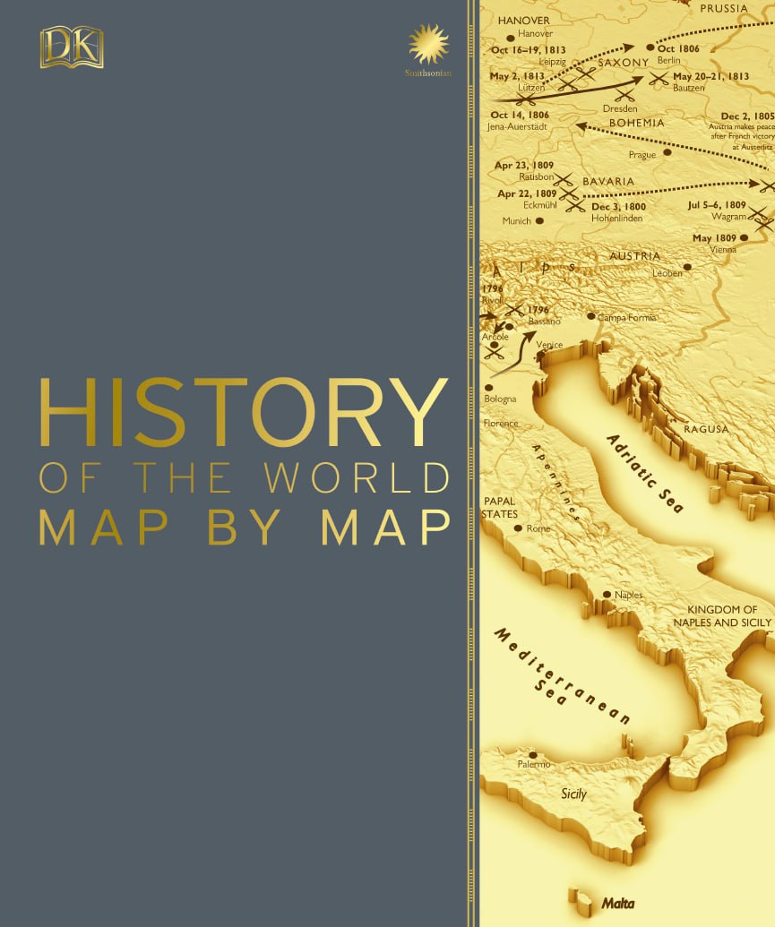 Portada ampliada de HISTORY OF THE WORLD MAP BY MAP