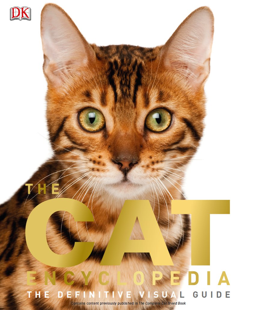 Portada ampliada de THE CAT ENCYCLOPEDIA THE DEFINITIVE VISUAL GUIDE